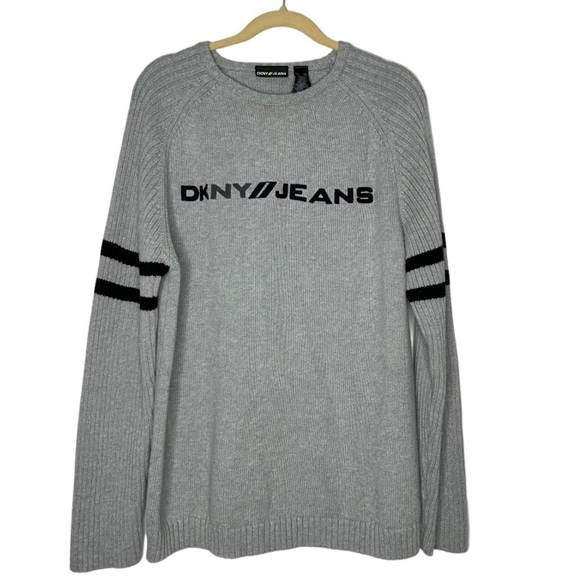 DKNY JEANS Men’s Logo Embroidered Sweater Size XXL - Picture 1 of 11